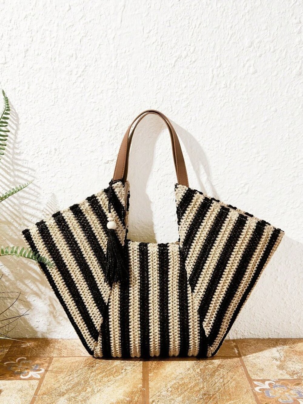 Vacation Women's  Striped Tote Bag